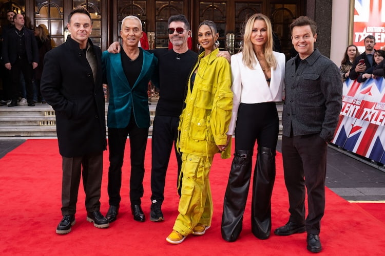 Bruno Tonioli, Simon Cowell, Alesha Dixon, and Amanda Holden and Ant and Dec at BGT 2024 